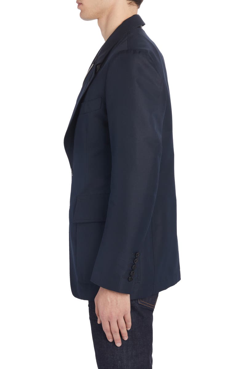 TOM FORD Zip-Up Sartorial Jacket, Alternate, color, Navy