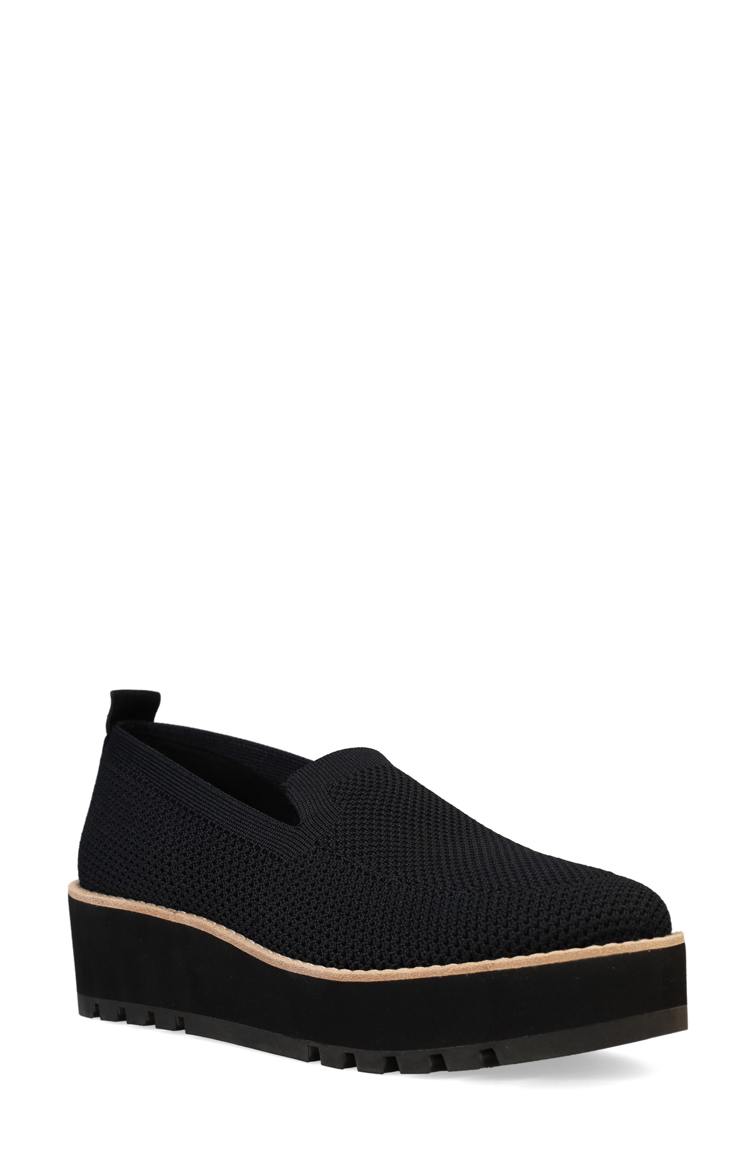 Eileen Fisher Ergos Platform Knit Slip-On Shoe, Main, color, 