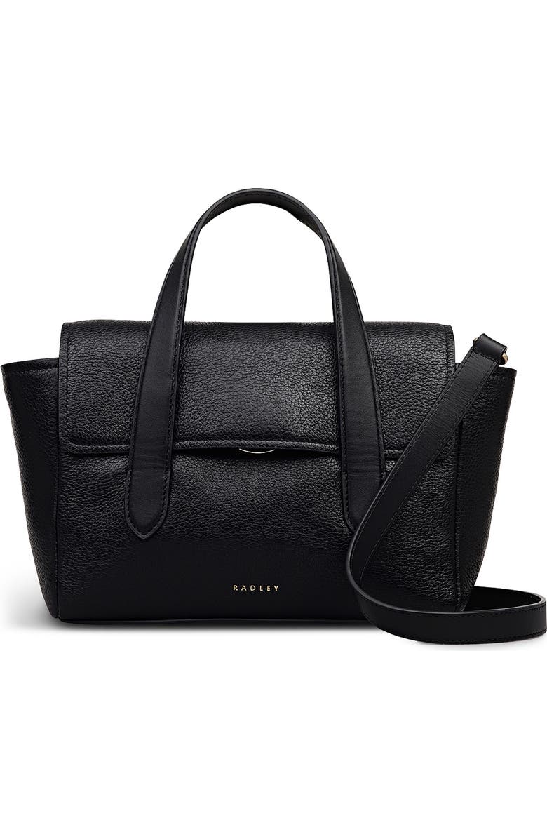 Radley Mayfair Lane Small Flapover Satchel Bag, Main, color, Black