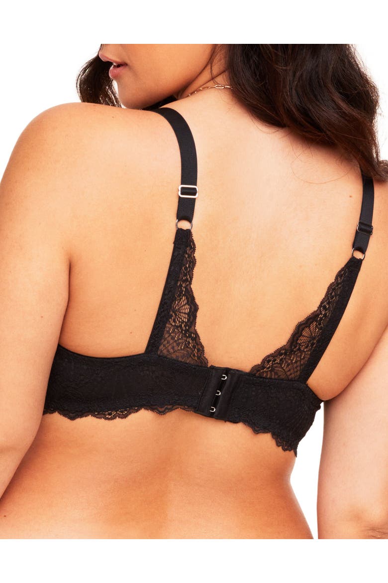 Hannalee Unlined Full Coverage Bra, Alternate, color, Black