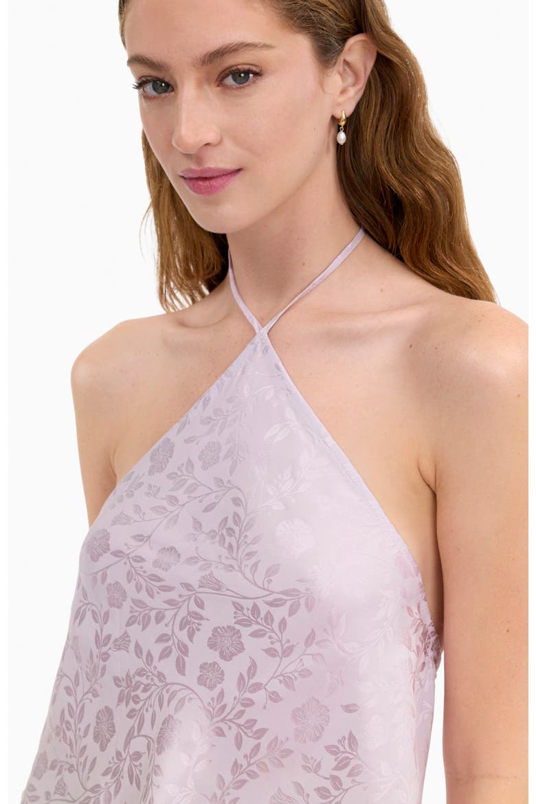 Emery Jacquard Halter, Alternate, color, Wisteria