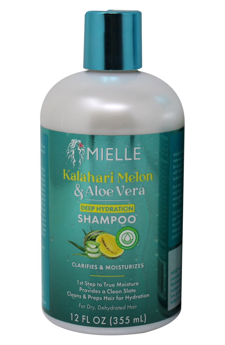 MIELLE Kalahari Melon & Aloe Vera Deep Hydration Shampoo, Main, color,
