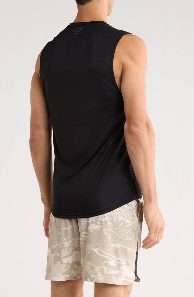 Under Armour Velocity Muscle Tank, Alternate, color, Black