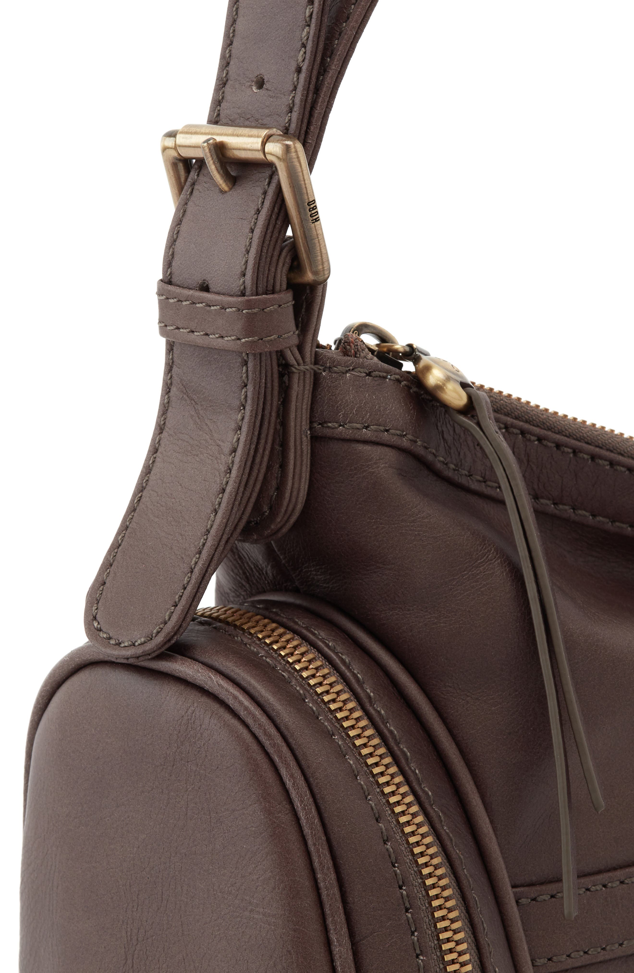 HOBO Founder Leather Convertible Shoulder Bag, Alternate, color, 