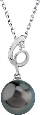 The Pearl Source Tahitian South Sea Pearl & Diamond Symphony Pendant