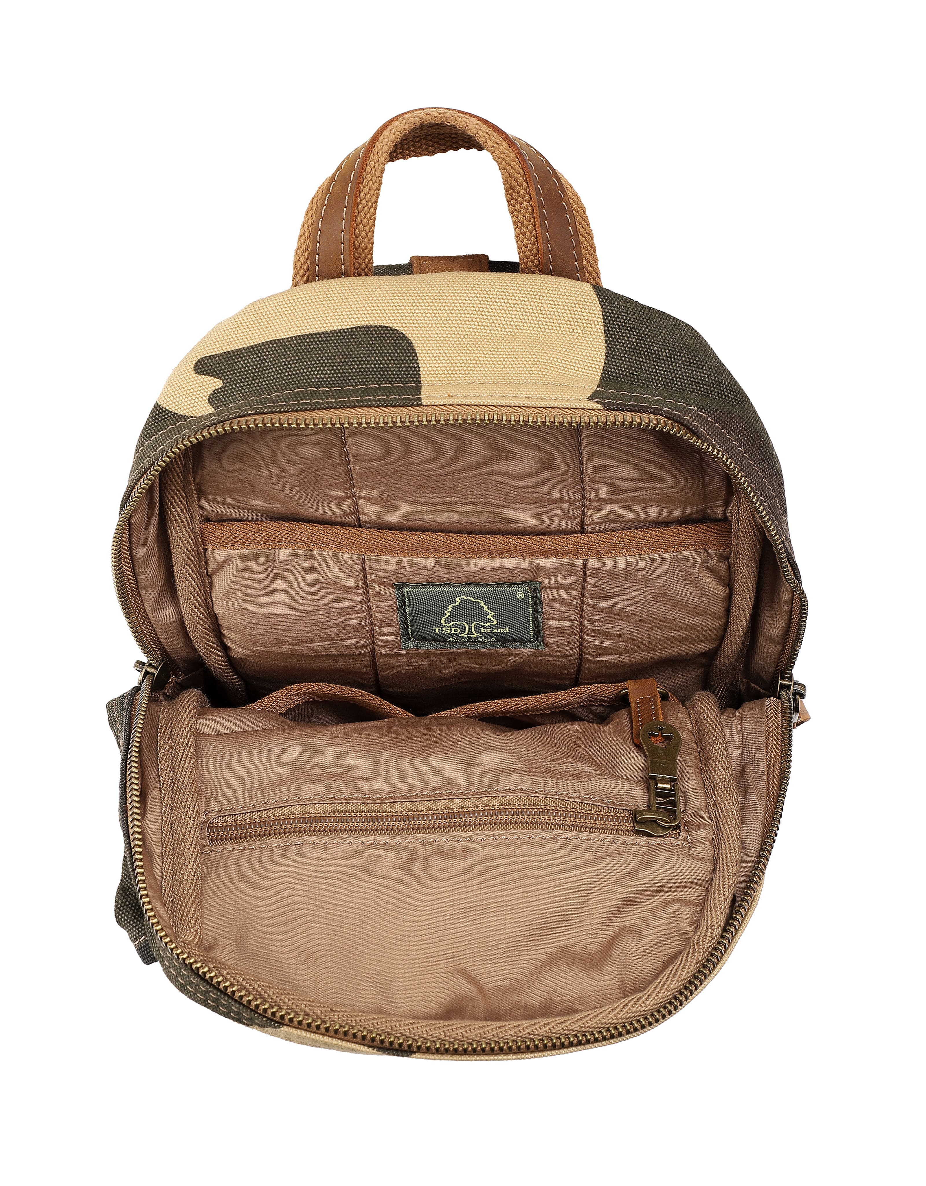 TSD Brand Mountain Leaf Rugged Trail Ready Sling Bag, Alternate, color, Khaki Camo