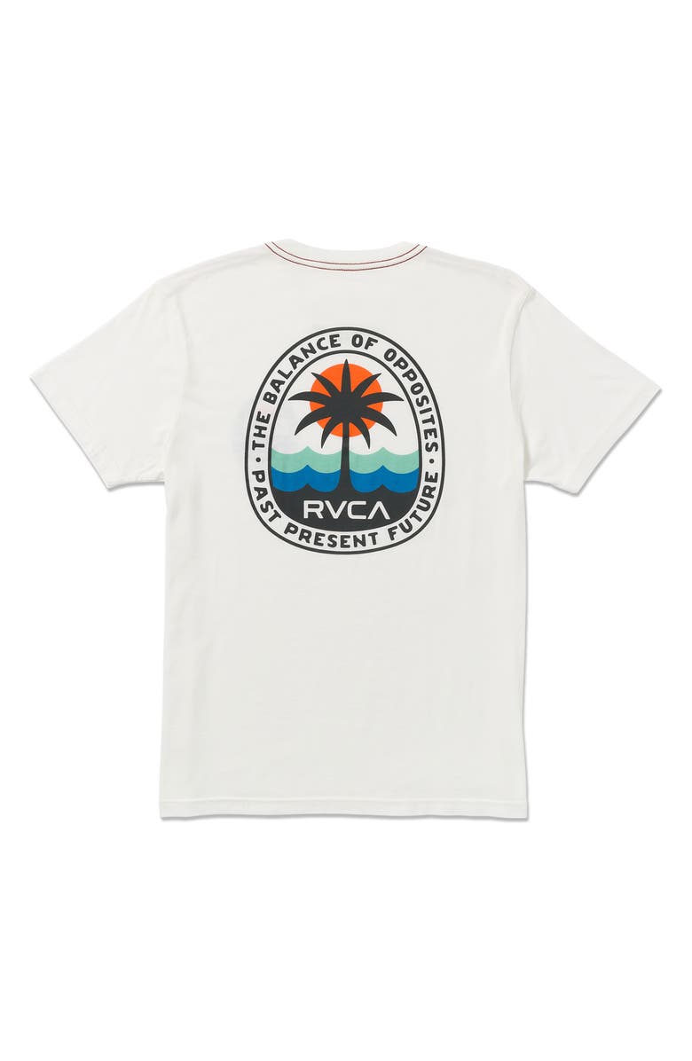 RVCA Palm Patrol Slim Fit Graphic T-Shirt, Alternate, color, Antique White