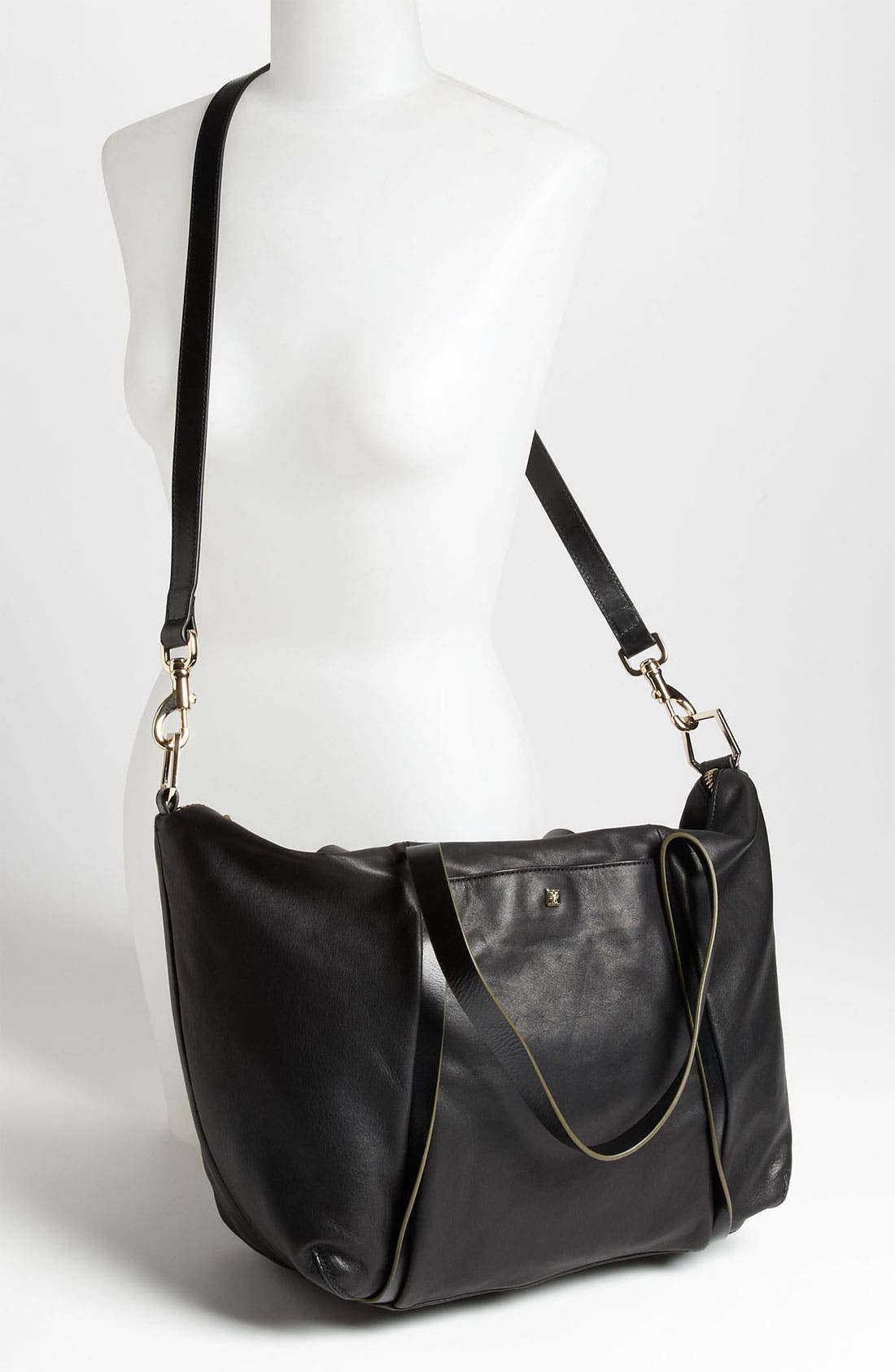'Kimbel' Satchel, Alternate, color, BLACK