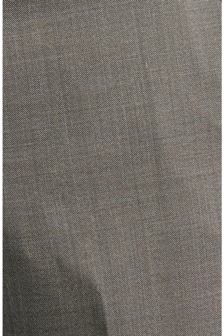 Crossbred Flat Front Wool Dress Pants, Alternate, color, BROWN