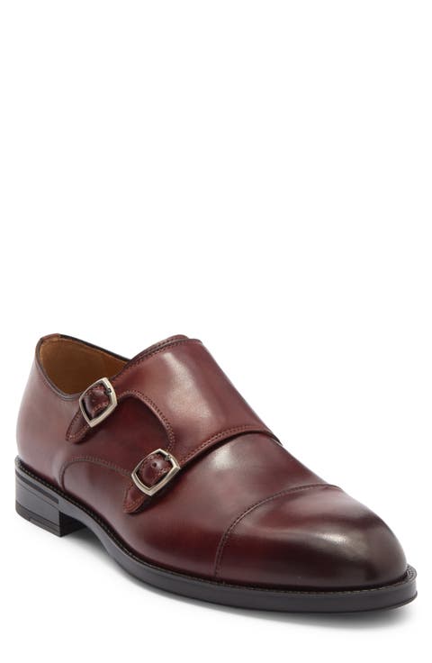 Franklyn Double Strap Monk Shoe (Men)