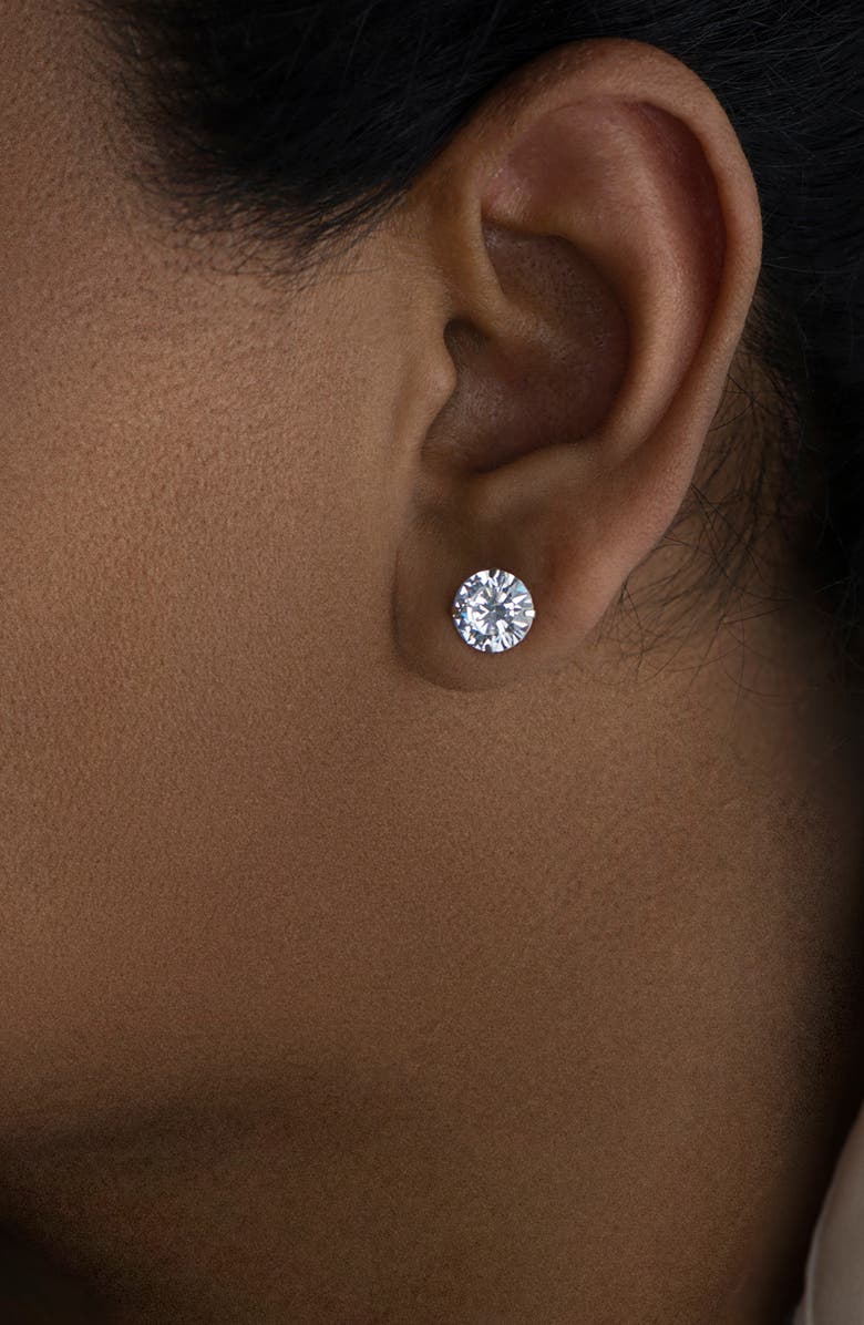 JARDIN Set of 2 Cultured Pearl & Cubic Zirconia Stud Earrings, Alternate, color,