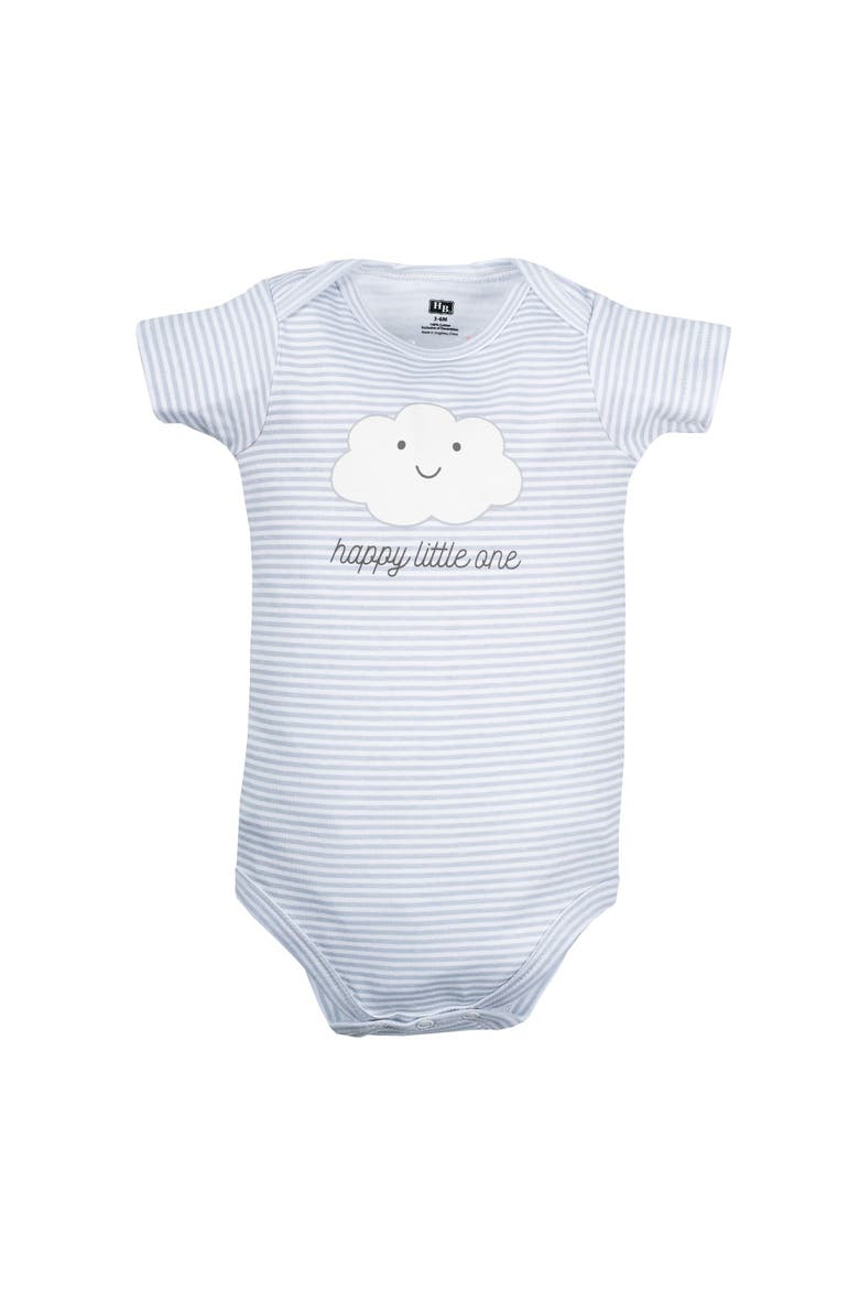 All-Season Cotton One-Piece Garment Set of 3, Alternate, color, Hello World Cloud