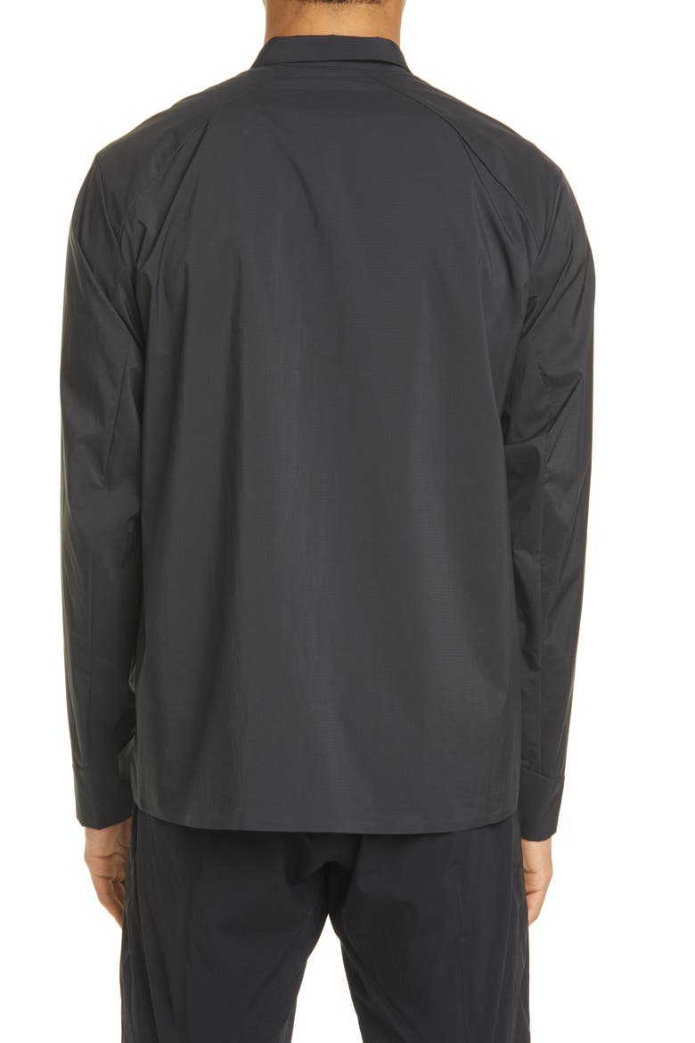 Demlo Water Resistant Nylon Overshirt, Alternate, color, CLAY
