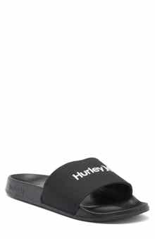 Hurley Wordmark Slide Sandal