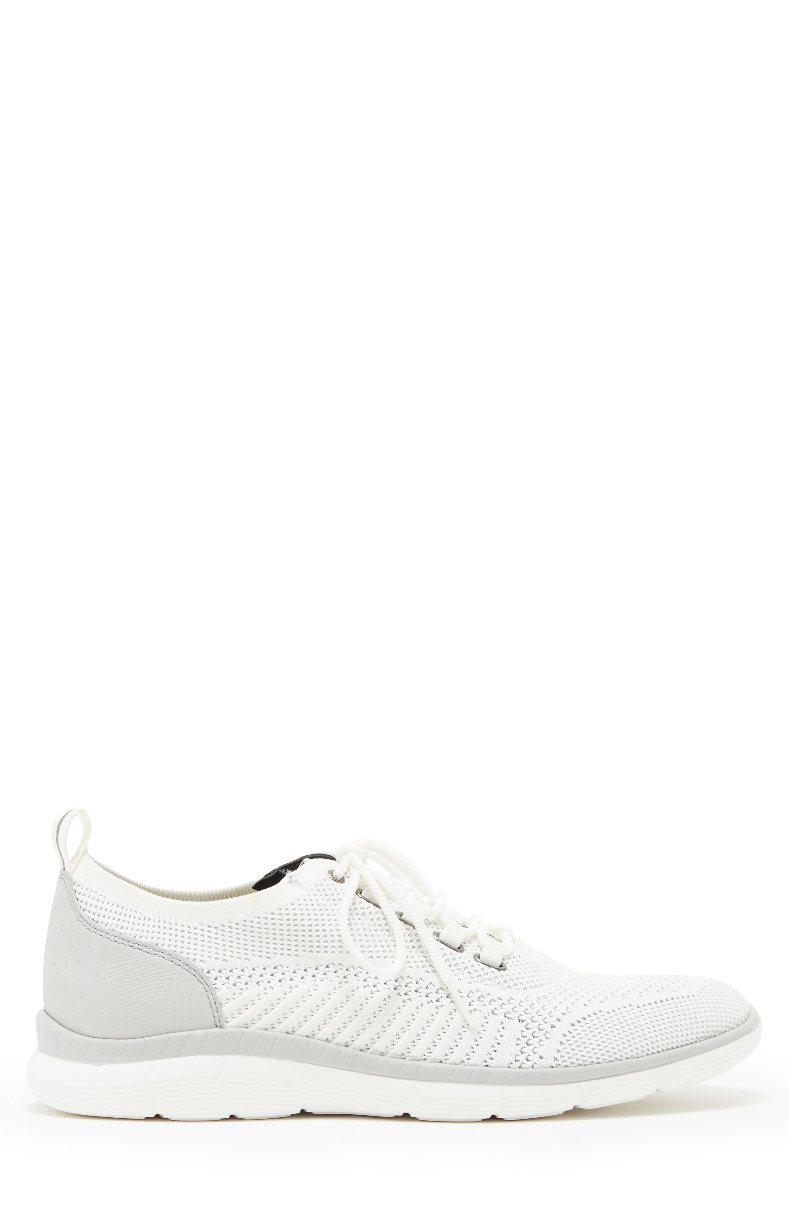 Johnston & Murphy Acklen U Sneaker, Alternate, color, White Knit