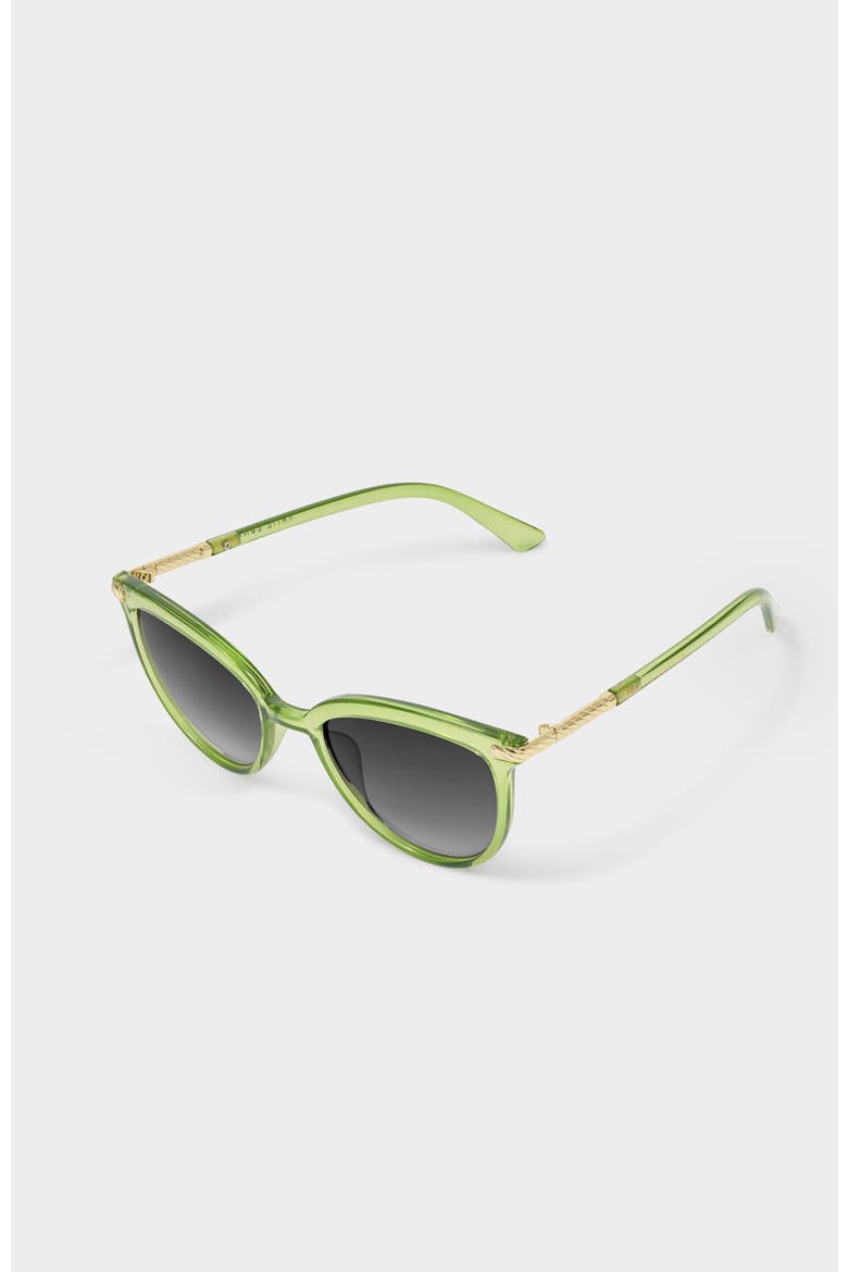 Ravello Sunglasses, Alternate, color, Green Transparent