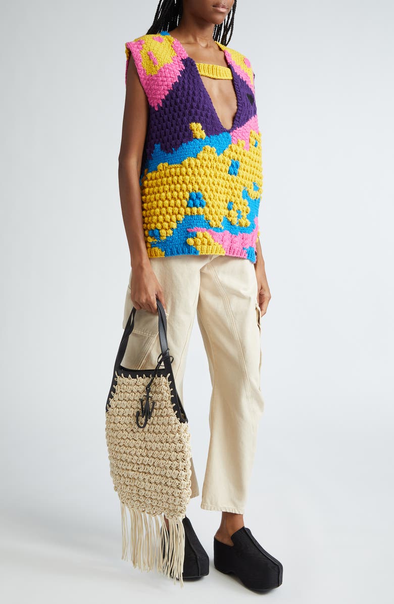 JW Anderson Twisted Oversize Cargo Pants, Alternate, color, 