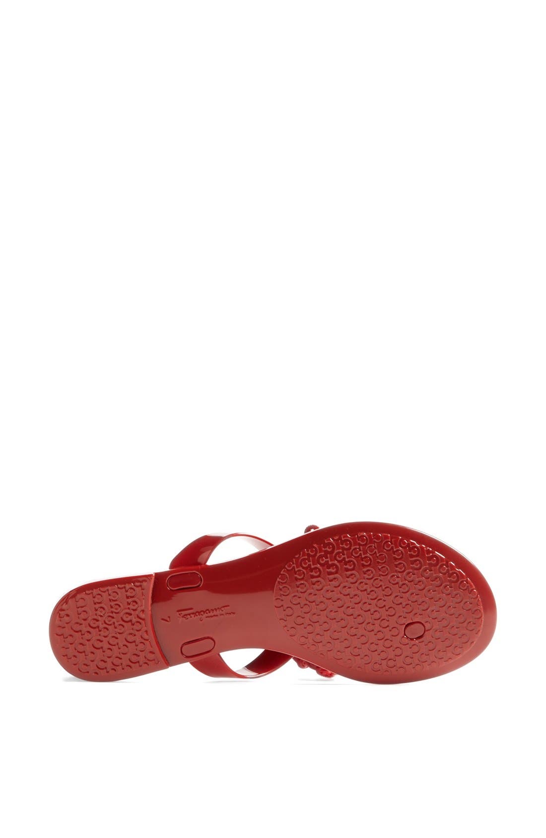 Salvatore Ferragamo 'Pandy' Sandal, Alternate, color, ROSSO