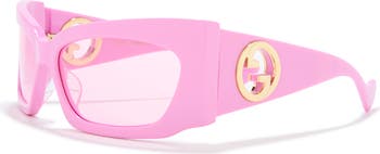 62mm Rectangular Sunglasses