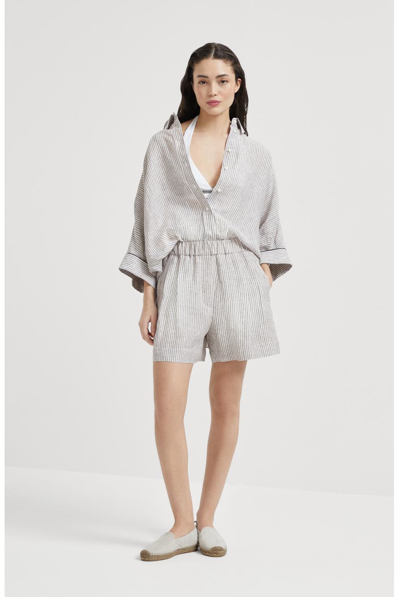 Linen shirt, Alternate, color, Light Brown