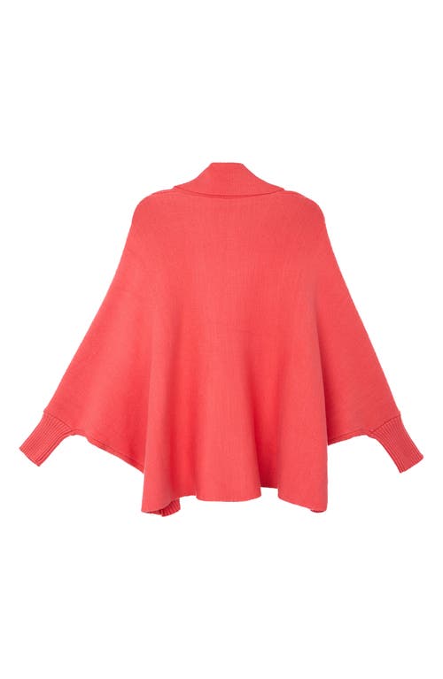 Saachi Oversize Ribbed Knit Cardigan In Light Orange