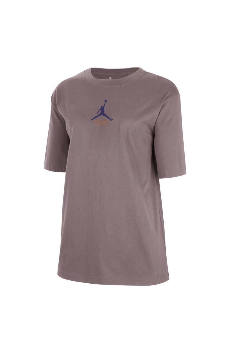 Jordan Brand Women's Jordan Brand  Charcoal Phoenix Suns Courtside Statement Edition Boyfriend T-Shirt, Alternate, color, Charcoal