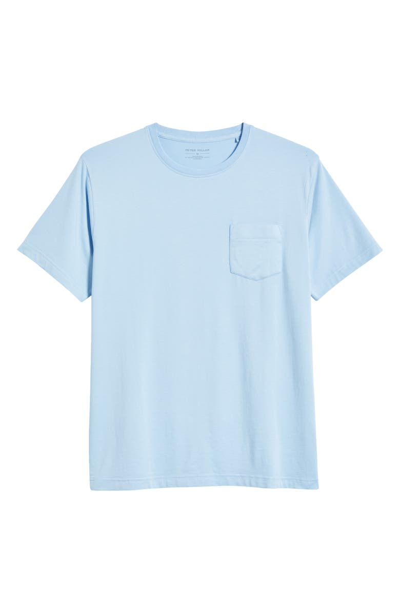 Peter Millar Crown Comfort Pocket T-Shirt, Alternate, color, Morning Blue