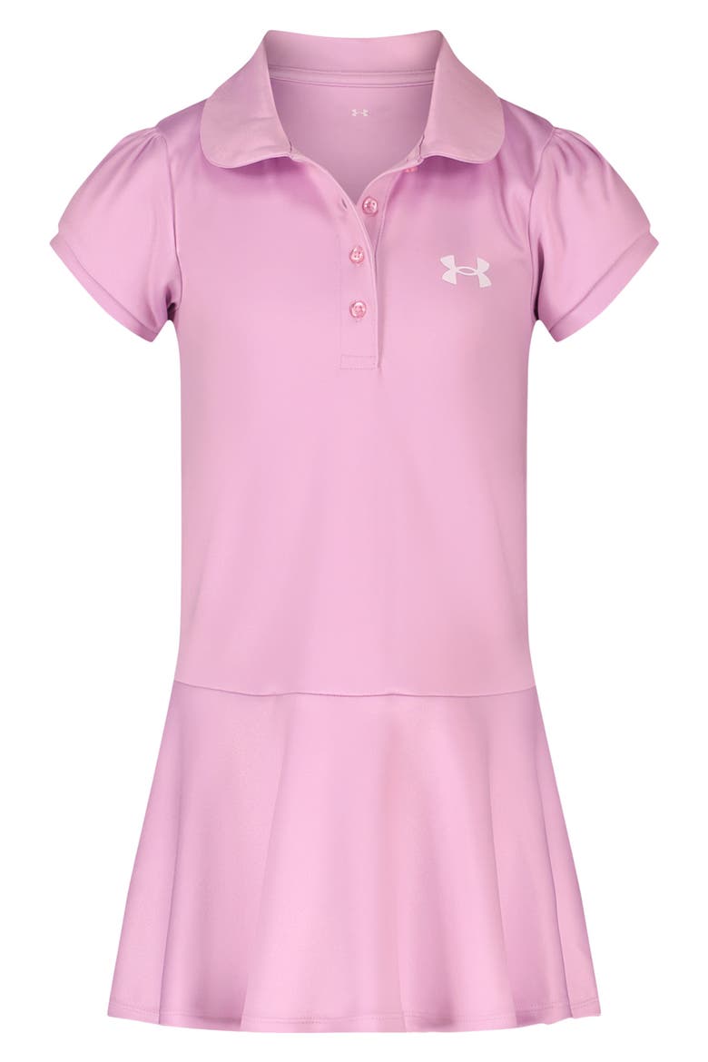 Kids' Polo Dress, Main, color, PINK DAWN