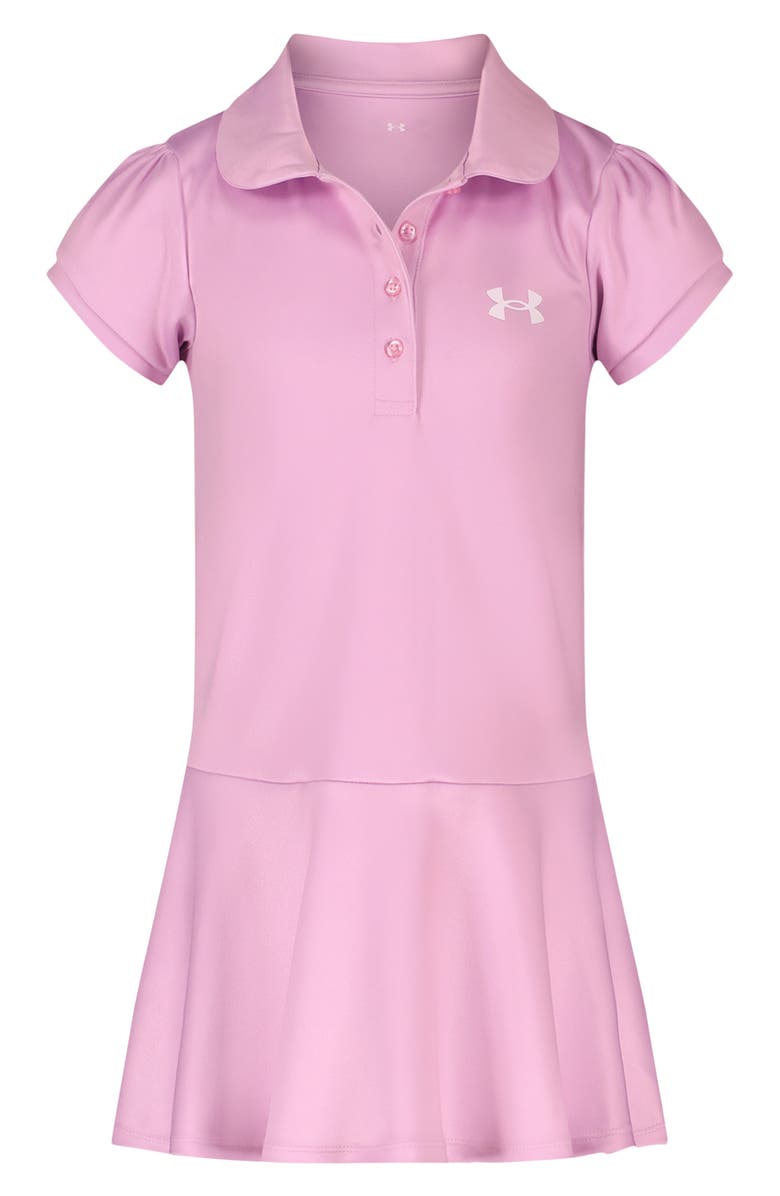 Under Armour Kids' Polo Dress, Main, color, Pink Dawn
