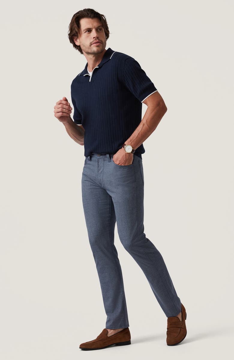 34 Heritage Courage Straight Leg Pants, Alternate, color, Navy Fancy