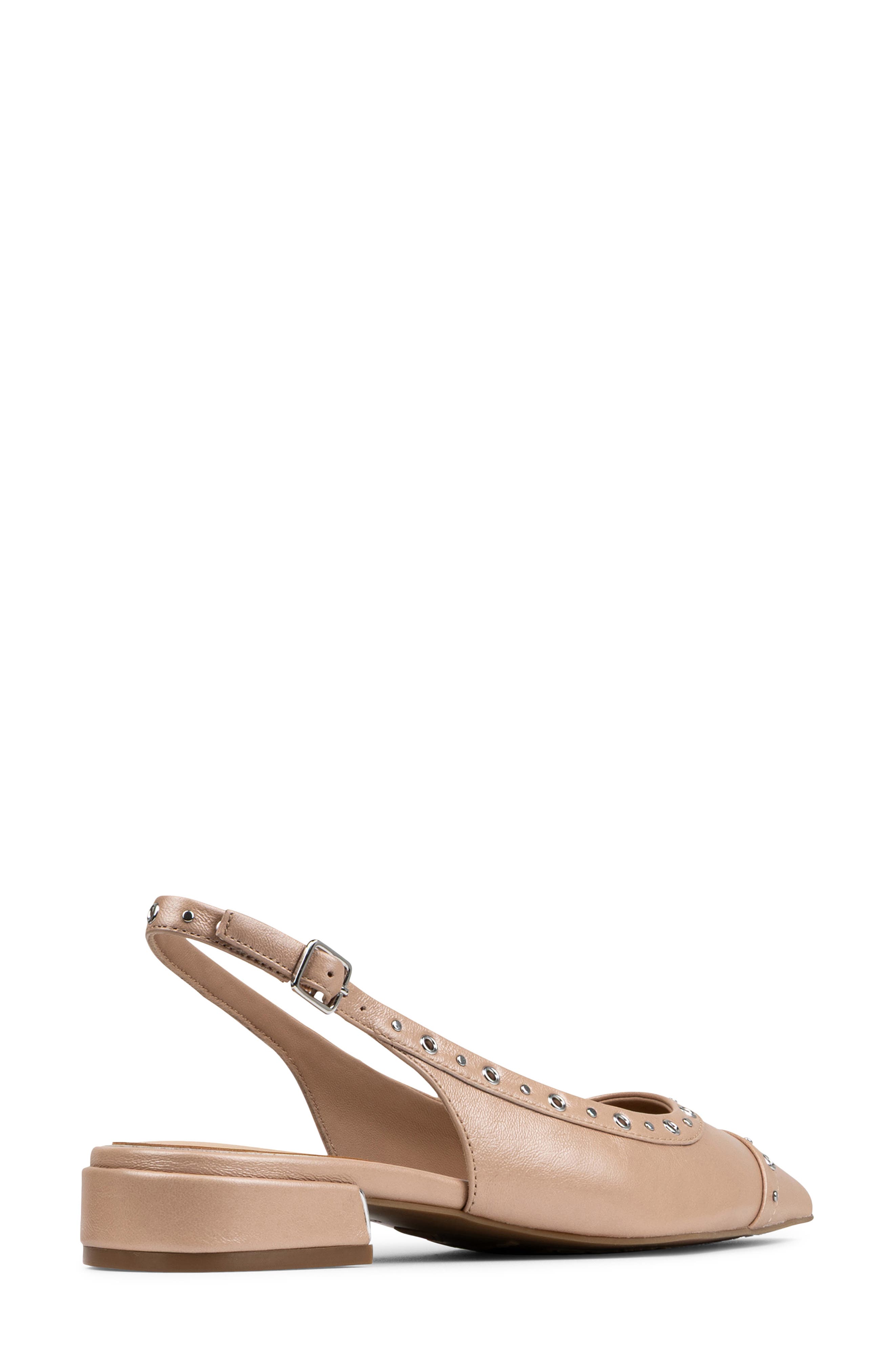 Lavinah Studded Slingback Pump, Alternate, color, BUFF