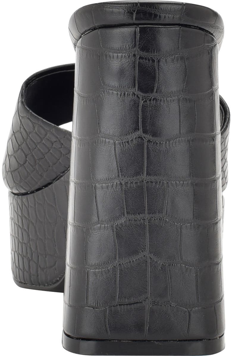 GUESS Jadah Reptile Embossed Platform Sandal, Alternate, color,