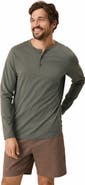 Pact Organic Cotton Softspun Long Sleeve Henley