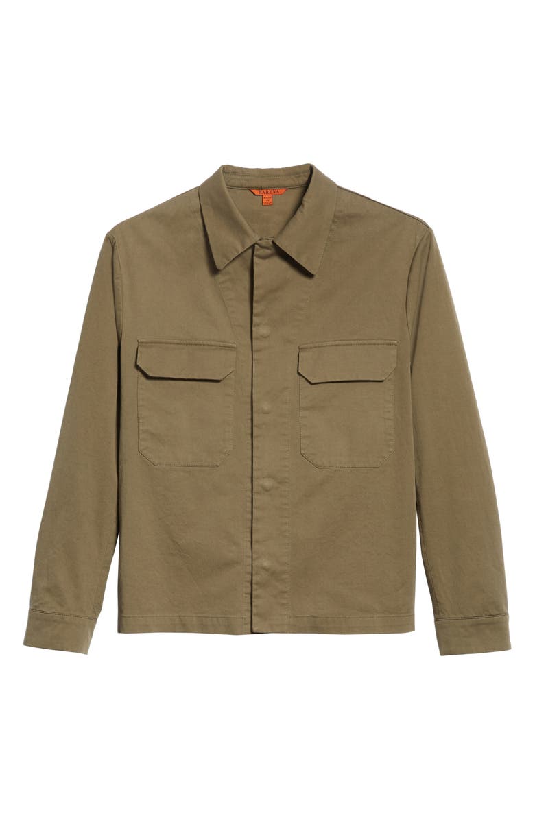Barena Venezia Oversize Military Shirt, Alternate, color, Army
