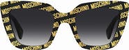 Moschino 52mm Gradient Cat Eye Sunglasses