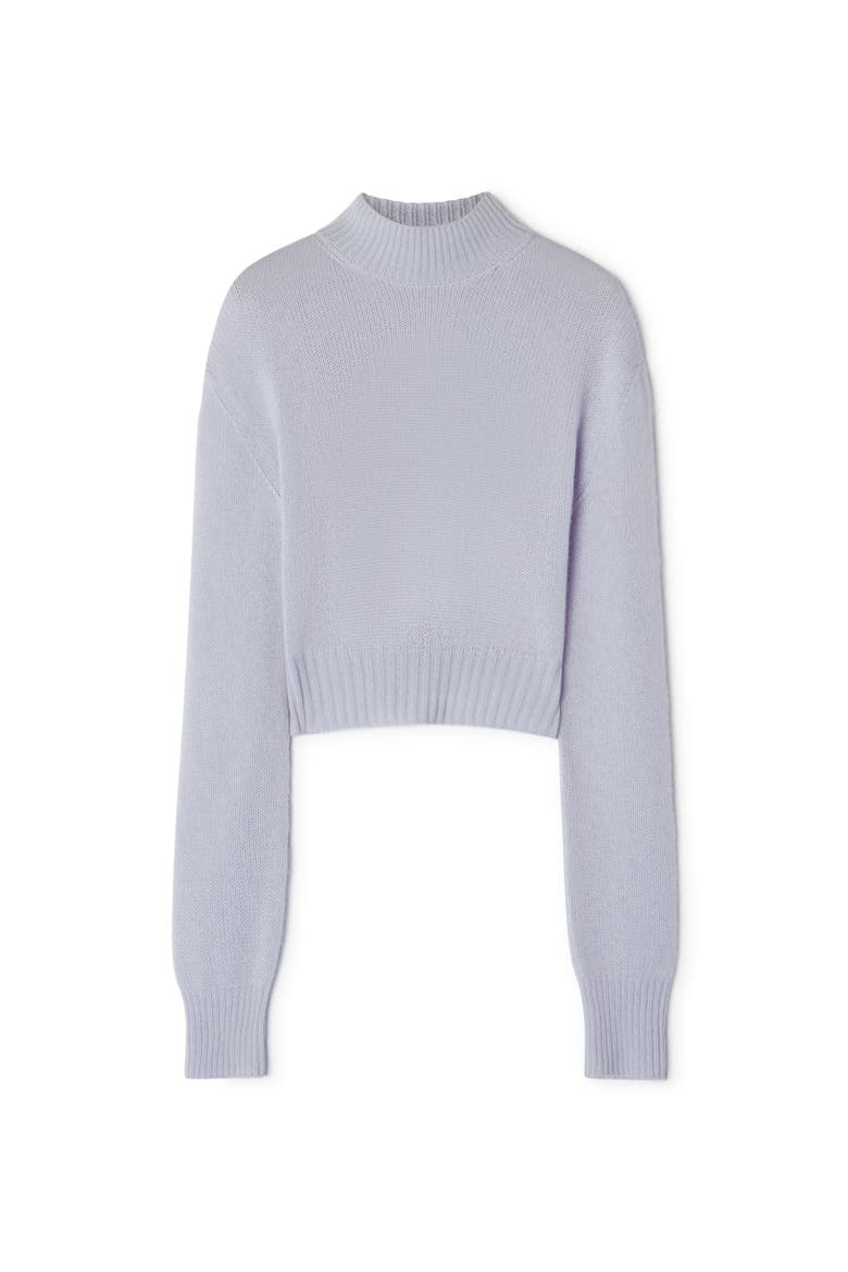 Open-Back Sweater In Cashmere, Alternate, color, Sky Blue