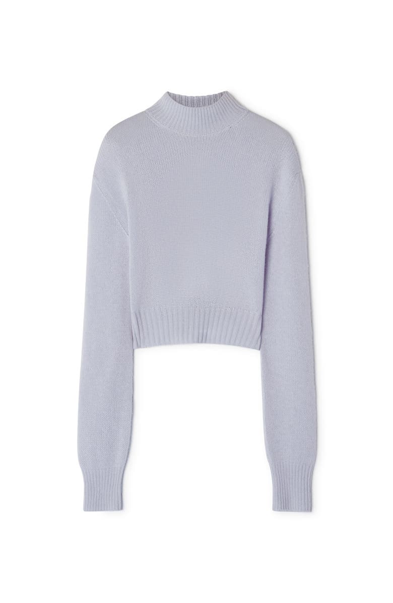 Lanvin Open-Back Sweater In Cashmere, Alternate, color, Sky Blue