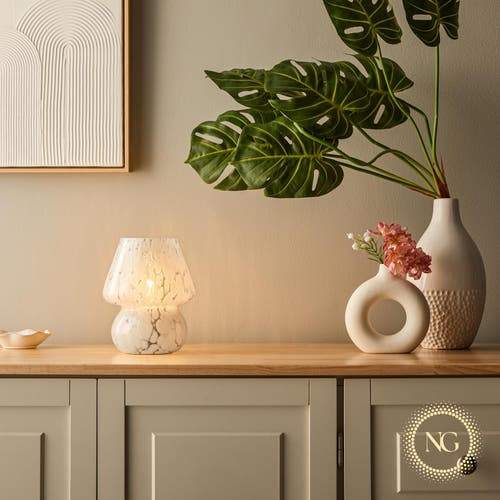 Next Glow Mushroom Led Lamp, Modern Dimmable E26 Socket