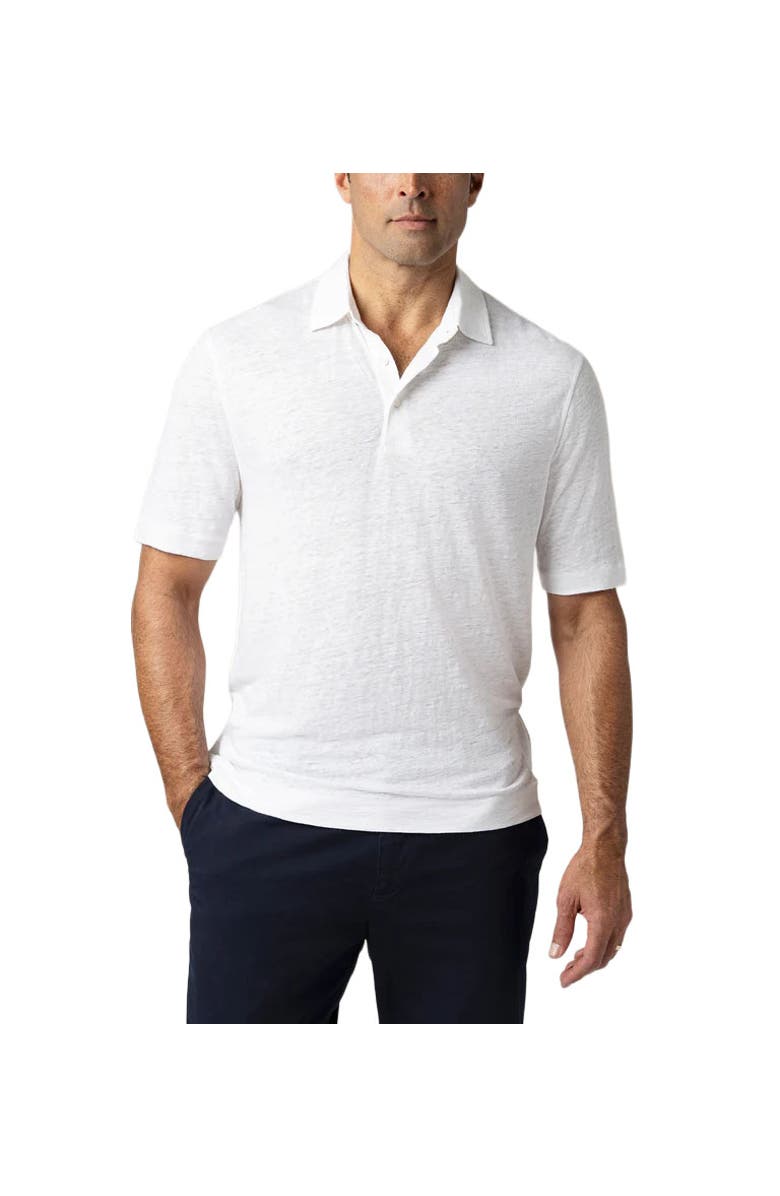 Robert Talbott Taylor Linen Jersey Polo, Main, color, 