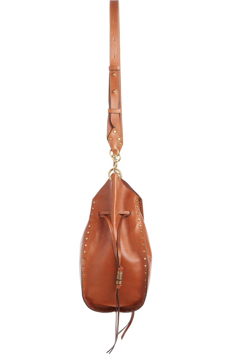 Isabel Marant Taj Leather Bucket Bag, Alternate, color,