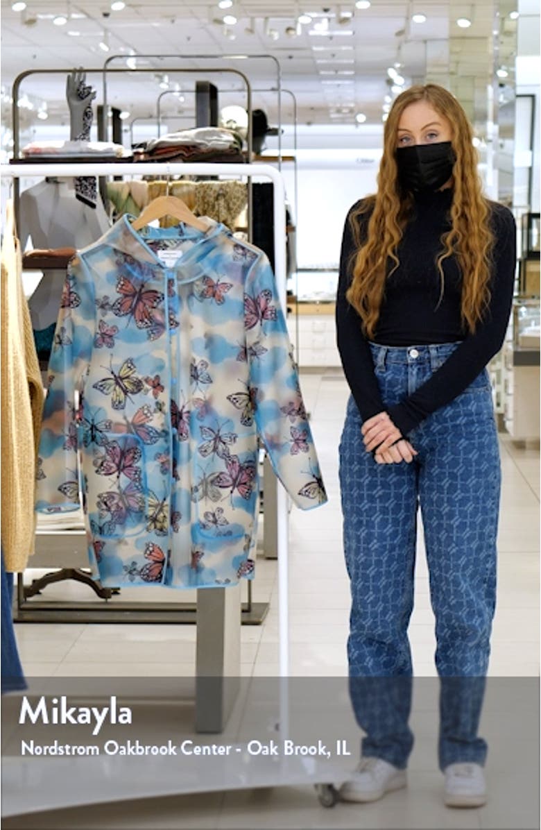 Cristina Martinez Butterfly Hooded Raincoat, sales video thumbnail