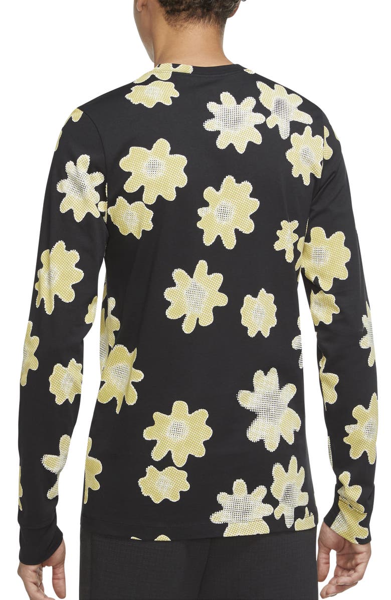Nike Sportswear Long Sleeve Floral Graphic Tee, Alternate, color, 