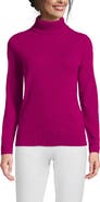 Lands' End Cashmere Turtleneck Sweater