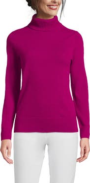 Lands' End Cashmere Turtleneck Sweater