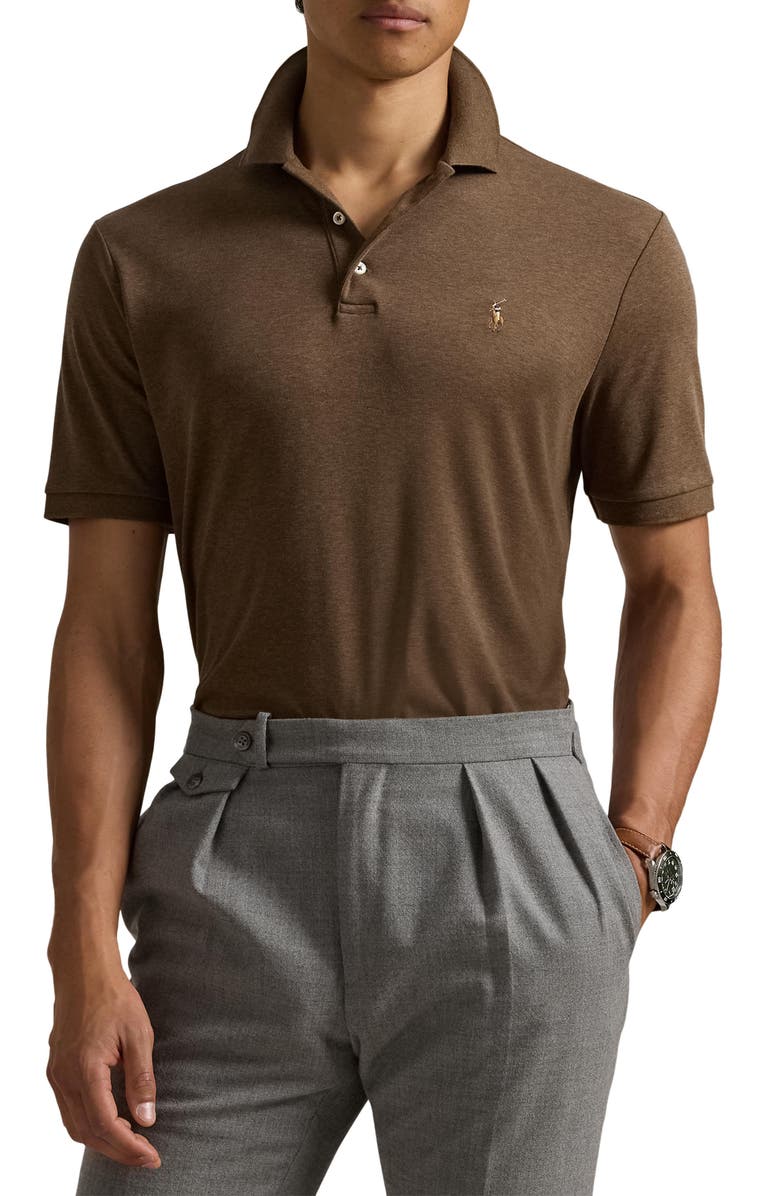 Polo Ralph Lauren Solid Cotton Jersey Polo, Main, color, 
