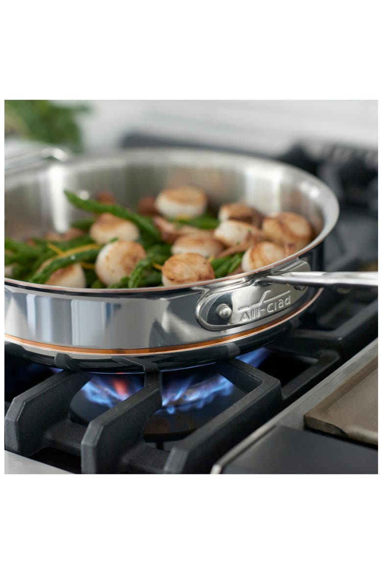 Copper Core 5-Piece Cookware Set, Alternate, color, SILVER
