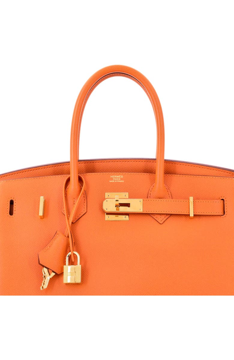 Pre-Owned Hermes Birkin Handbag Orange Epsom with Gold Hardware 30, Alternate, color, Orange H