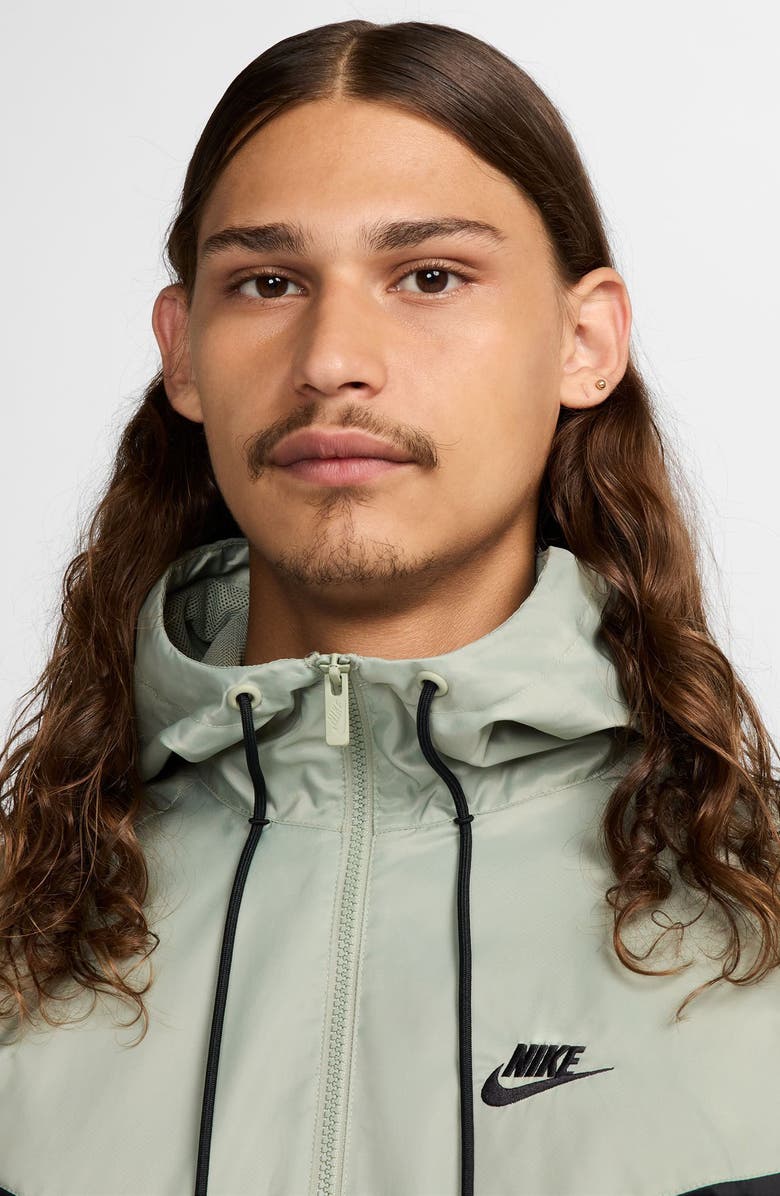 Nike Sportswear Windrunner Jacket, Alternate, color, Black/ Light Green/ Black