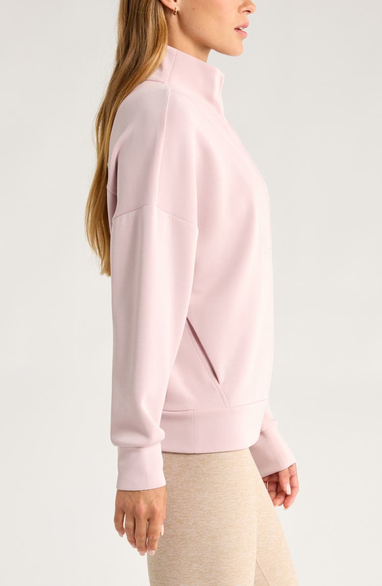 Zella Ultrasoft Half Zip Pullover, Alternate, color, Purple Lilac