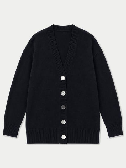 Cashmere Loose-fit V-neck Cardigan